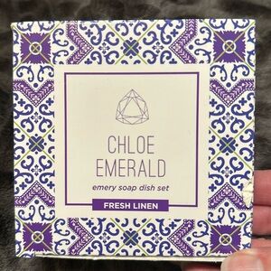 Soap dish & soap. Brand new!